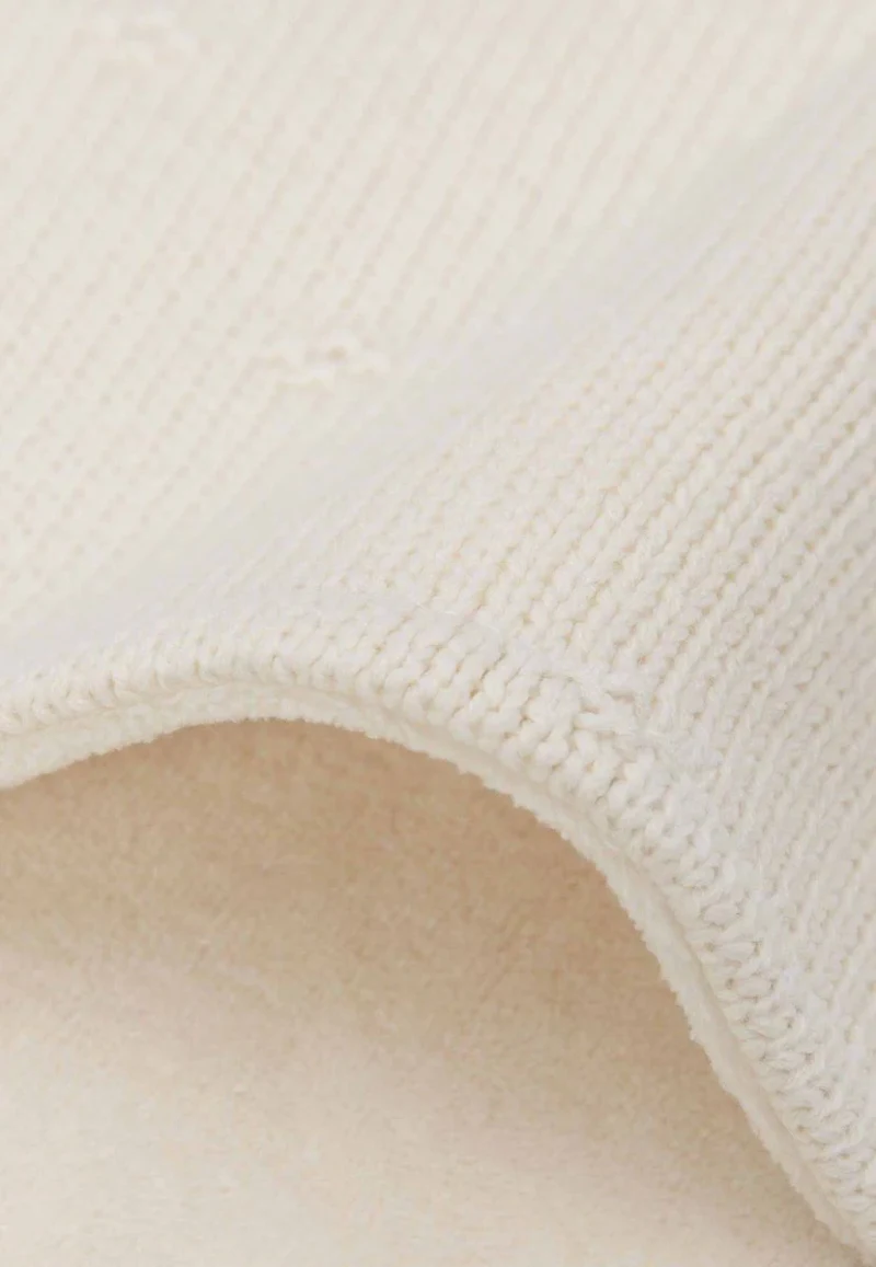 Patura Jollein 100x150cm Cosy Knit Ivory/Velvet 4