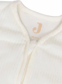 Sac de dormit cu maneci detasabile Jollein 110cm Rib Ivory 2