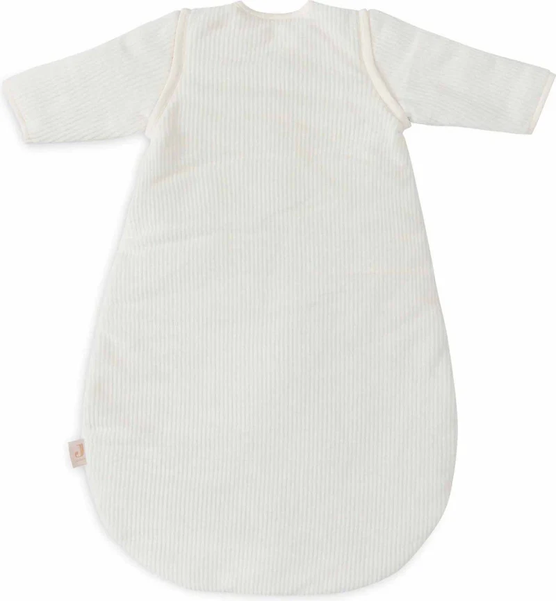 Sac de dormit cu maneci detasabile Jollein 110cm Rib Ivory 4