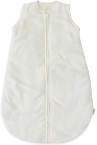 Sac de dormit cu maneci detasabile Jollein Sleeves Round 90cm Rib Ivory 2