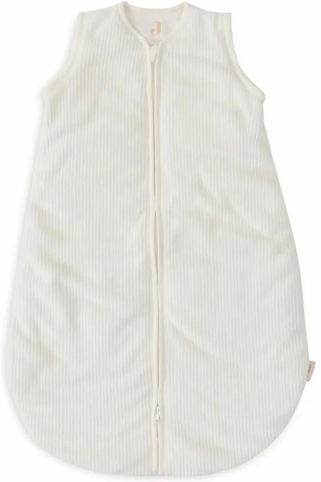 Sac de dormit cu maneci detasabile Jollein Sleeves Round 90cm Rib Ivory 2