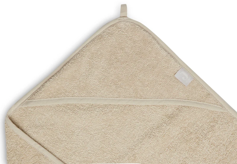 Prosop de baie cu gluga Jollein Terry 100x100cm Nougat 3