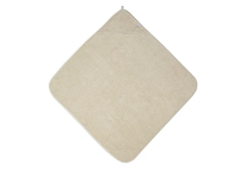 Prosop de baie cu gluga Jollein Terry 100x100cm Nougat