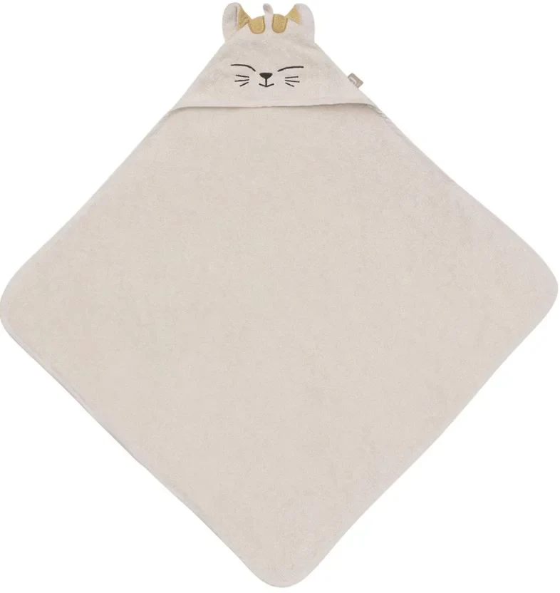 Prosop de baie cu gluga Jollein Terry 75x75cm Charlie Cat 2