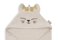 Prosop de baie cu gluga Jollein Terry 75x75cm Charlie Cat