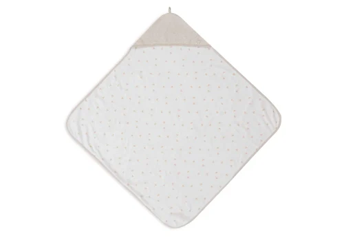 Prosop de baie cu gluga Jollein 75x75cm Harvest Natural
