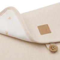Salteluta de infasat cu buzunare Jollein Twill Natural 3