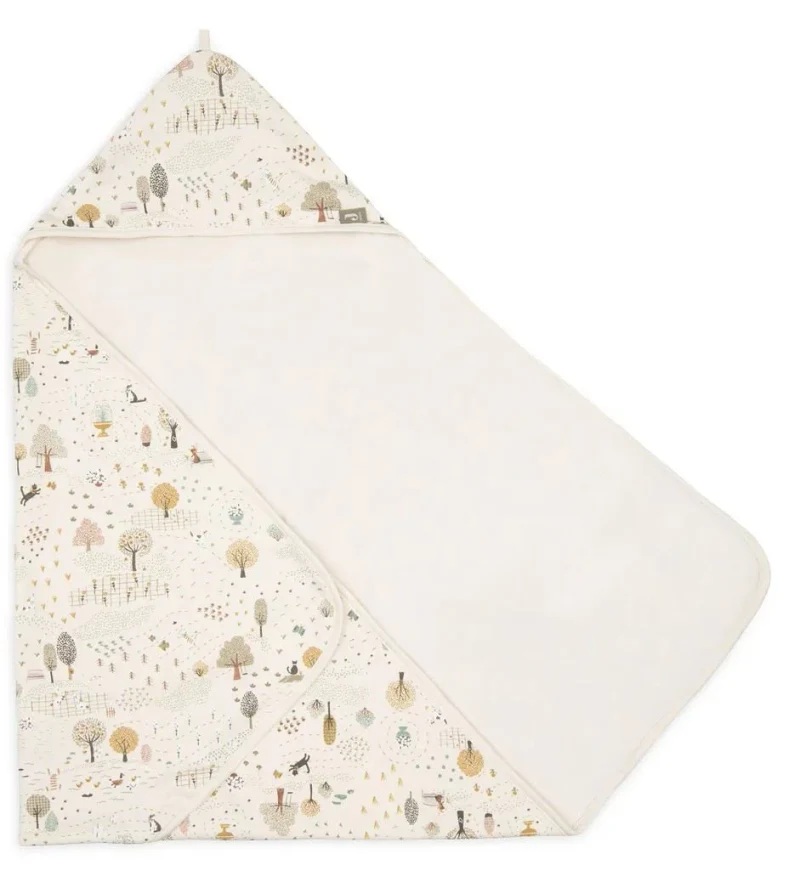 Prosop cu gluga Jollein 75x75cm Tiny Park 3