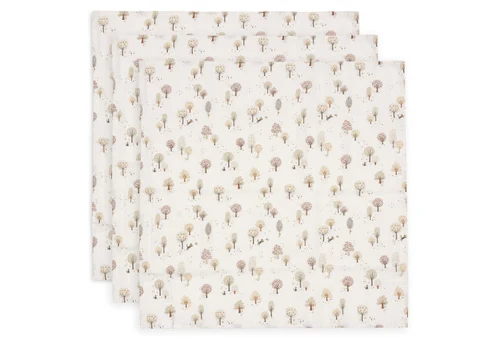 Pelincute muslina Jollein 70x70cm Tiny Park (3 buc)