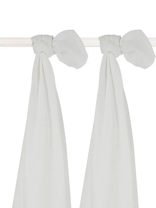 Pelincute muselina Jollein 115x115cm White (2pack) 3