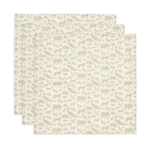 Пеленки из муслина Jollein 70×70 см On The Go (3 шт)