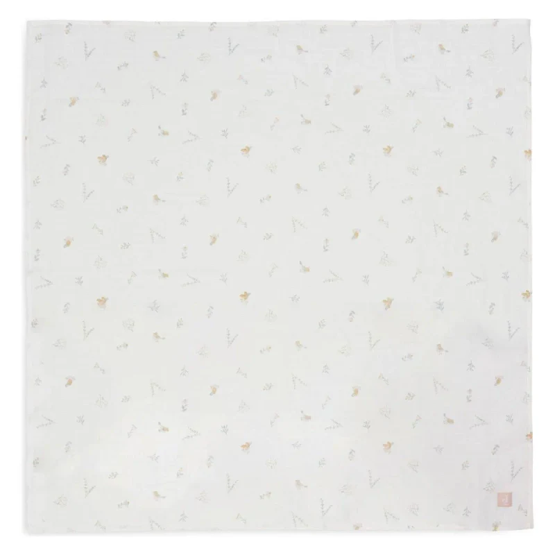 Pelincute muselina Jollein 115x115cm Lovely Birds (2pack) 2
