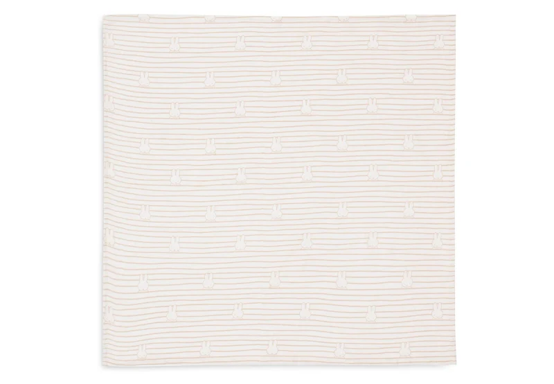 Муслиновые пелёнки Jollein 70×70 см Miffy Stripe Biscuit (3 шт.) 2