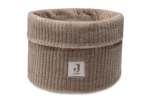 Cos de depozitare Jollein Cloudy Rib Milky Coffee