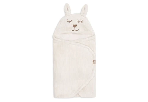 Paturica de infasat Jollein Bunny Cloudy Rib Oatmeal 3