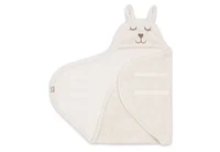Paturica de infasat Jollein Bunny Cloudy Rib Oatmeal