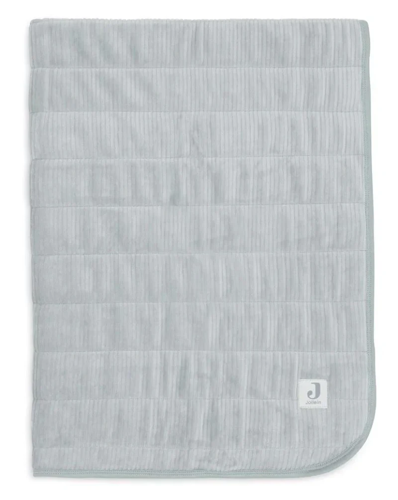 Paturica Jollein 75x100cm Velvet Rib Sea Green 3