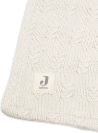 Вязаный плед Jollein Grain Knit Oatmeal/Velvet 100 × 150 см 3
