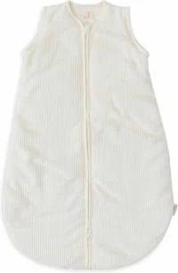 Sac de dormit cu maneci detasabile Jollein 60cm Rib Ivory 2