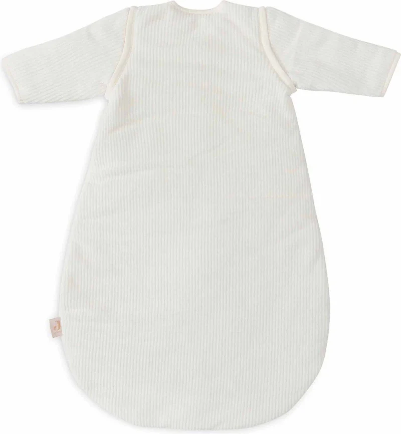 Sac de dormit cu maneci detasabile Jollein 60cm Rib Ivory 3