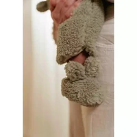 Combinezon din teddy - Soft Green - marimea 62/68 - Little Dutch 4
