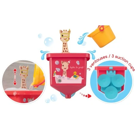 Игрушка для ванной с трубками Sophie Girafe 2