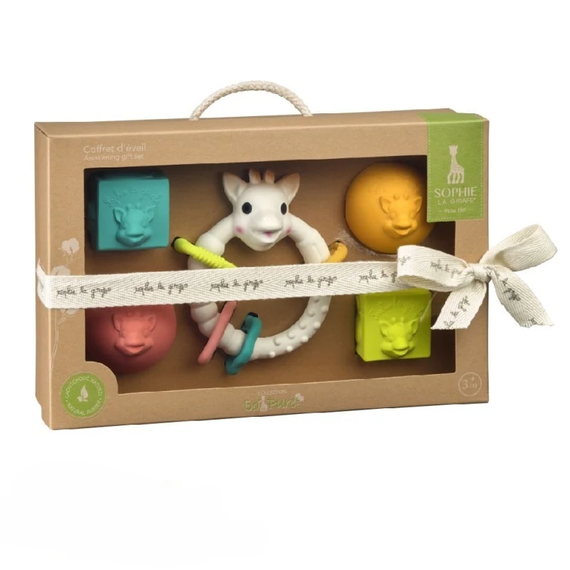 Set-cadou "Invatare timpurie" colectia So'Pure Girafa Sophie 5