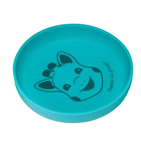 Farfurie plata din silicon Girafa Sophie 2