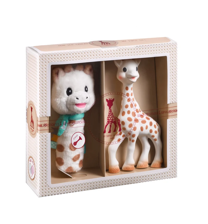 Set cadou Girafa Sophie +  zornăitoare 2