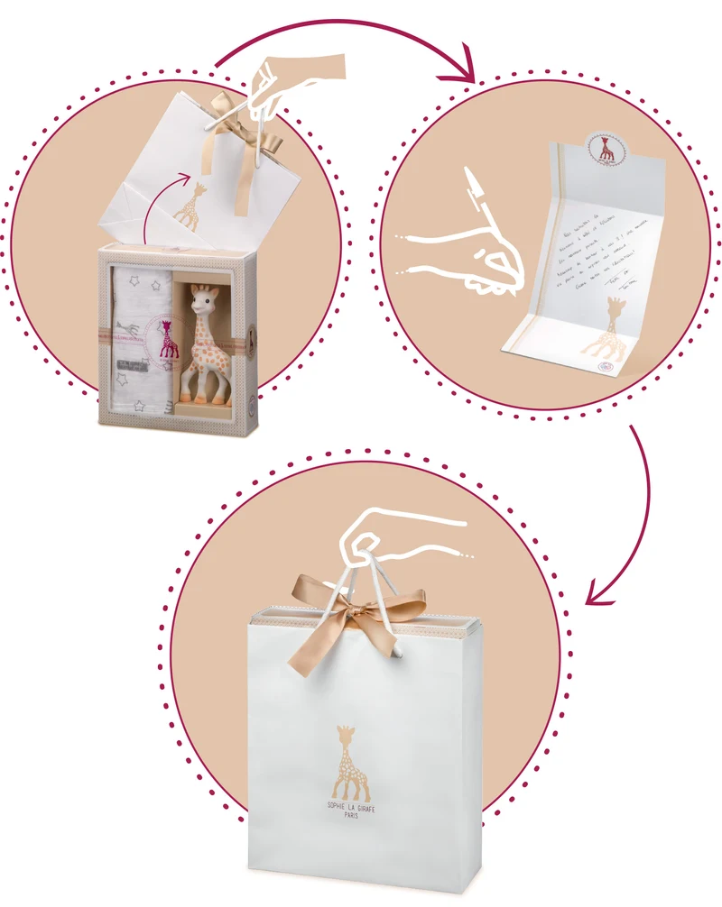 Set cadou Girafa Sophie +  zornăitoare 4