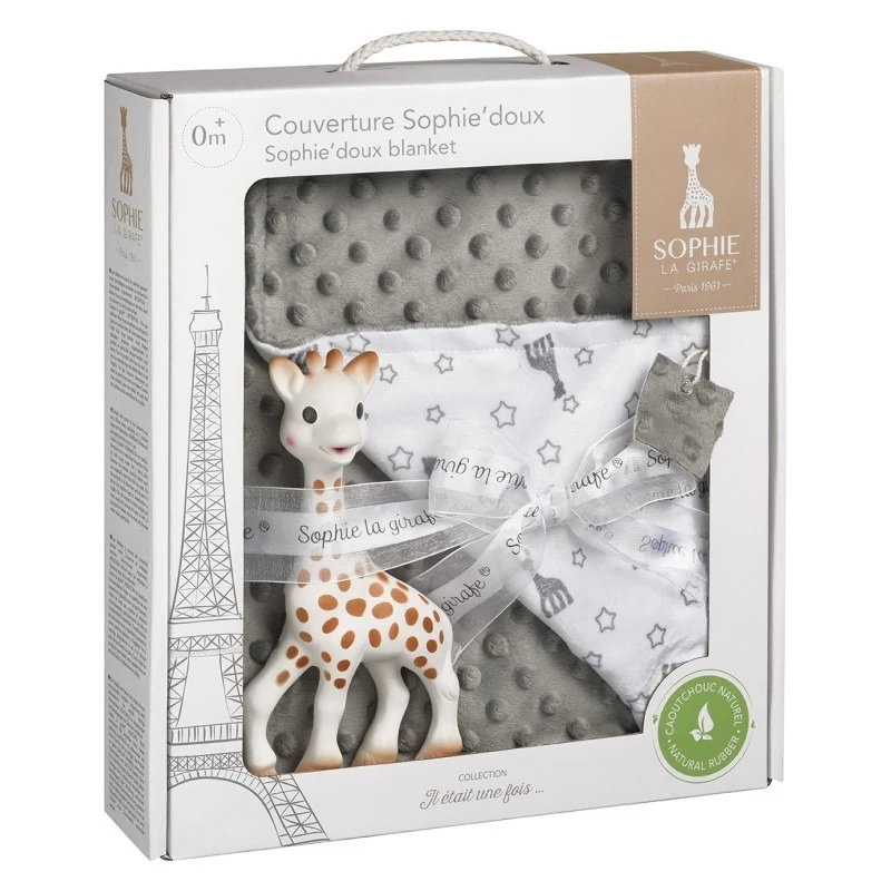 Подарочный набор: одеяльце и Girafa Sophie 4