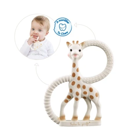 Inel pentru dentițe Girafa Sophie (fabricat din 100% latex natural) 4