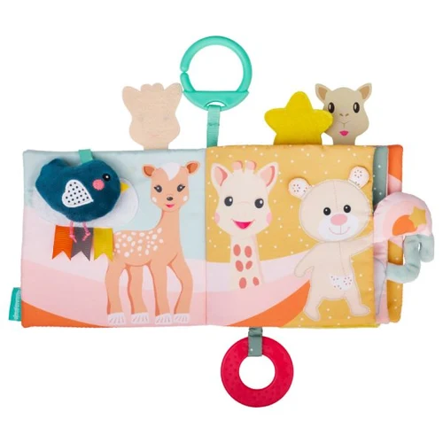 Carte sensoriala cu activitati Girafa Sophie