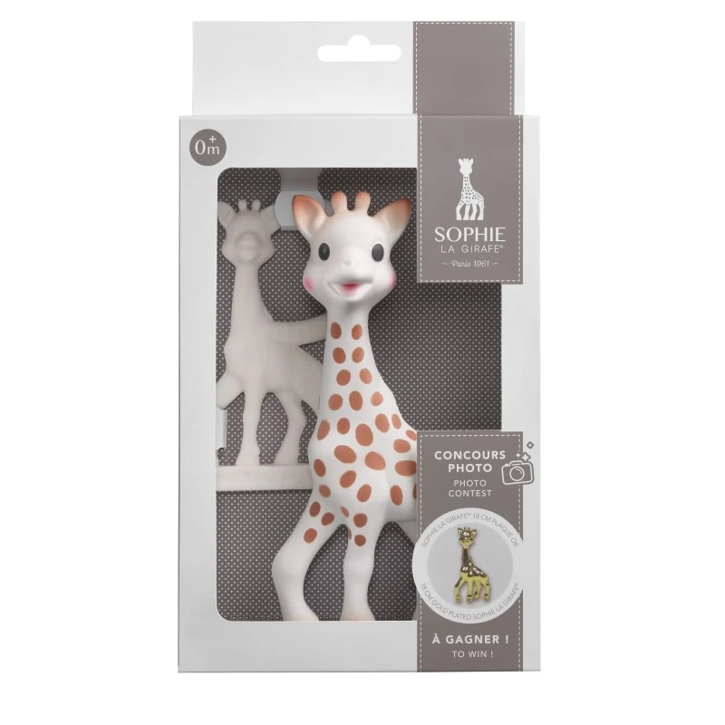 Set cadou Girafa Sophie + Breloc Girafa Sophie 3
