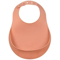 Beaba Силиконовый слюнявчик Terracotta B913559