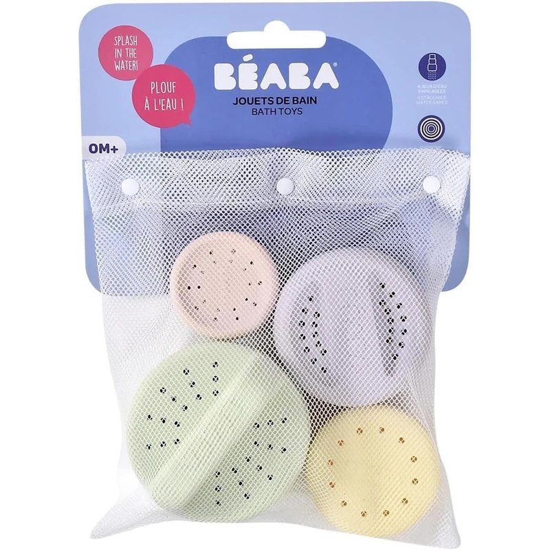 Beaba set 4 jucarii de baie din silicon B920409 4