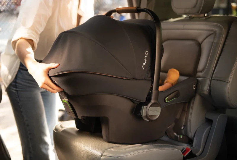 Scoica auto cu ISOFIX integrat Nuna PIPA URBN Caviar, nastere - 75 cm 2