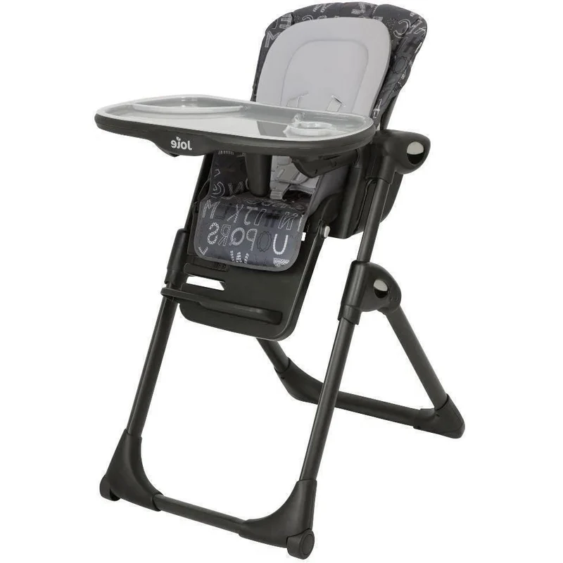 Стульчик для кормления Joie Mimzy Recline ABC Charcoal 2