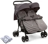 Carucior pentru gemeni Joie Aire Twin Dark Pewter 6