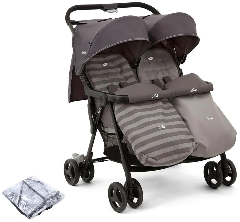 Carucior pentru gemeni Joie Aire Twin Dark Pewter 6