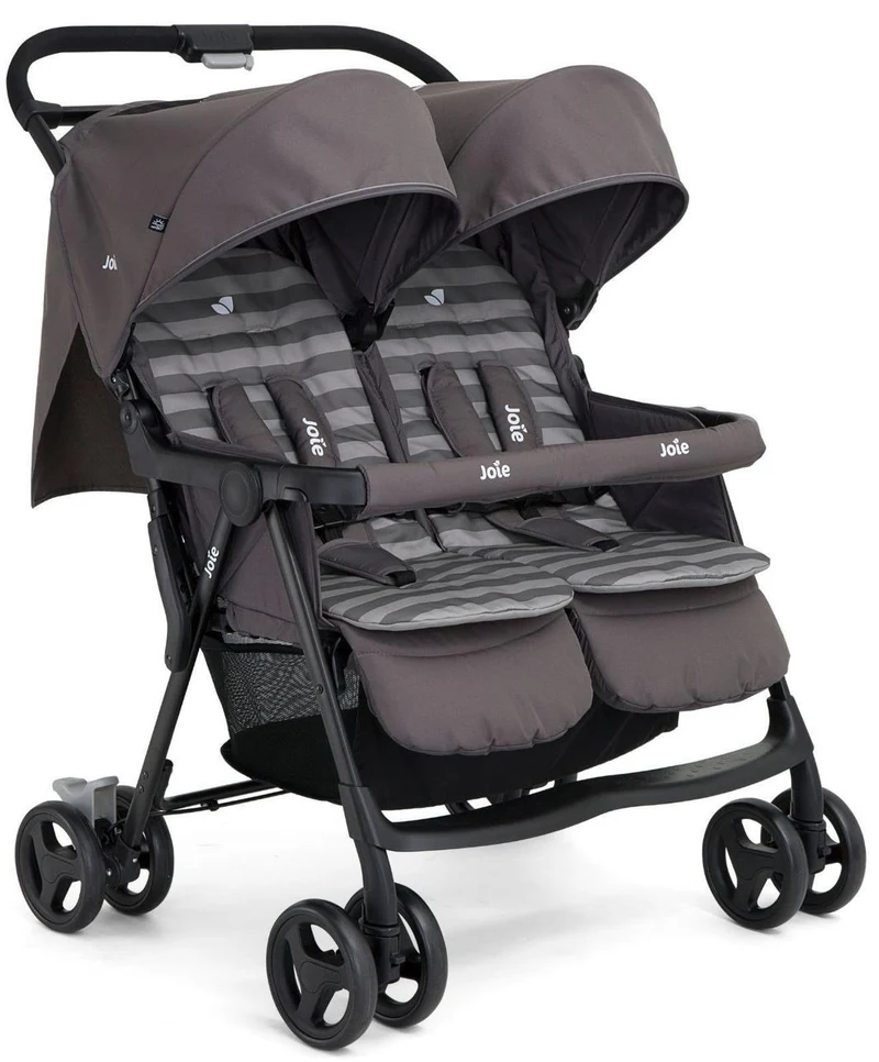 Carucior pentru gemeni Joie Aire Twin Dark Pewter 2