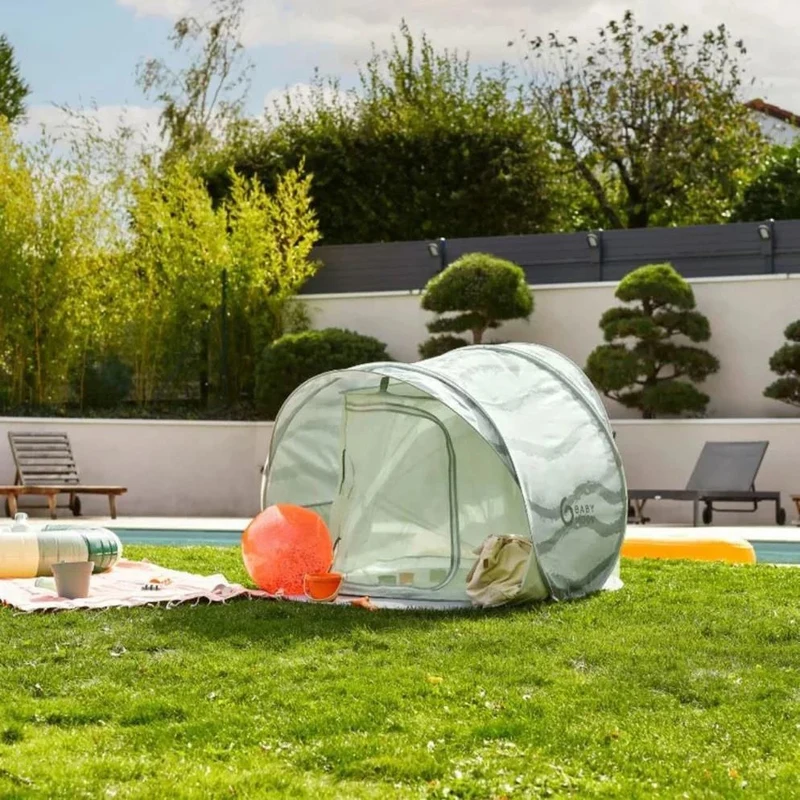Анти-UV тент 3 в 1 Babymoov Moov & Protect Green Lagoon, UPF 50+ 6