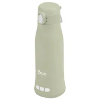 Incalzitor de biberoane portabil si reincarcabil Babymoov Moov & Feed Sage Green