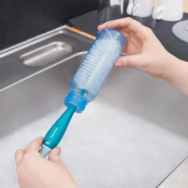 Perie pentru biberoane si tetine Babymoov Blue 3