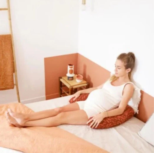 Подушка Babymoov B.Love 2 в 1 для беременности и кормления, формы U и C, Terracotta 5