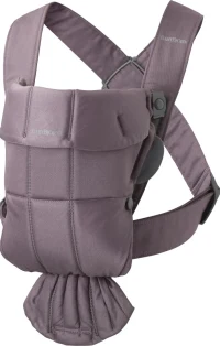 Анатомический рюкзак-переноска BabyBjörn Mini Dark Purple с несколькими положениями для ношения, хлопок 2