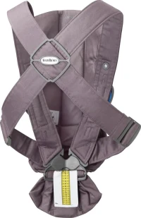 Анатомический рюкзак-переноска BabyBjörn Mini Dark Purple с несколькими положениями для ношения, хлопок 3