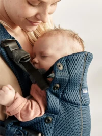 Анатомический рюкзак-кенгуру BabyBjorn Harmony Navy Blue, 3D Mesh 2