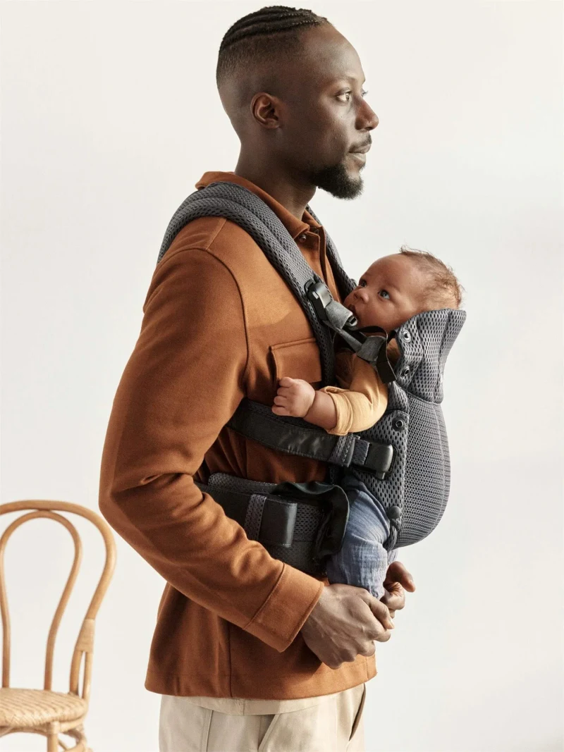 Анатомический рюкзак-кенгуру BabyBjorn Harmony Anthracite, 3D Mesh 2