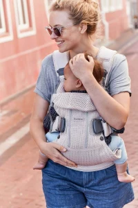 Анатомический рюкзак-кенгуру BabyBjorn One Air Pearly Pink, 3D Mesh 2